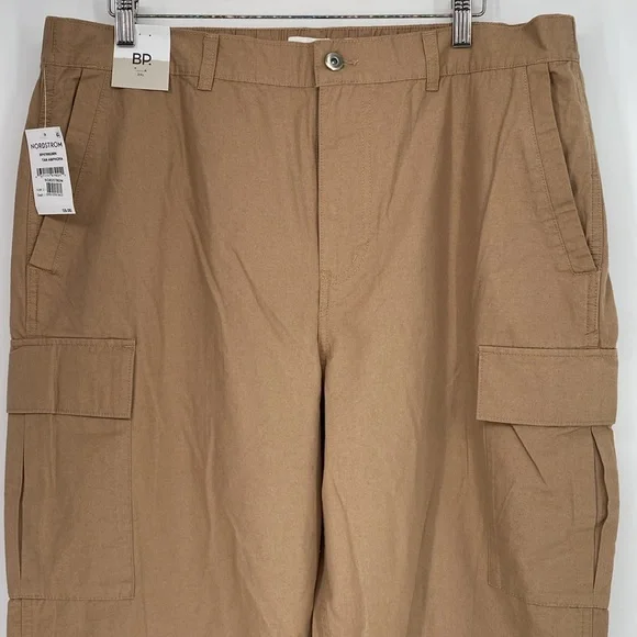 Nordstrom’s BP Khaki Cargo 2XL Wide‎ Leg Pants - Picture 3 of 15